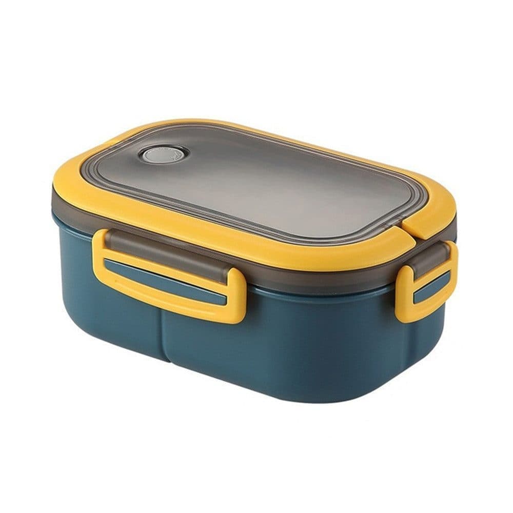 Lunch Box with Compartments for Kids and Adults, Blue, 14.5x21x8 cm V1188-MS-325-1909