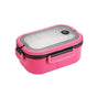Children and Adults Lunch Box with Compartments, 14.5x21x8 cm, Reusable, Pink V1188-MS-325-1910