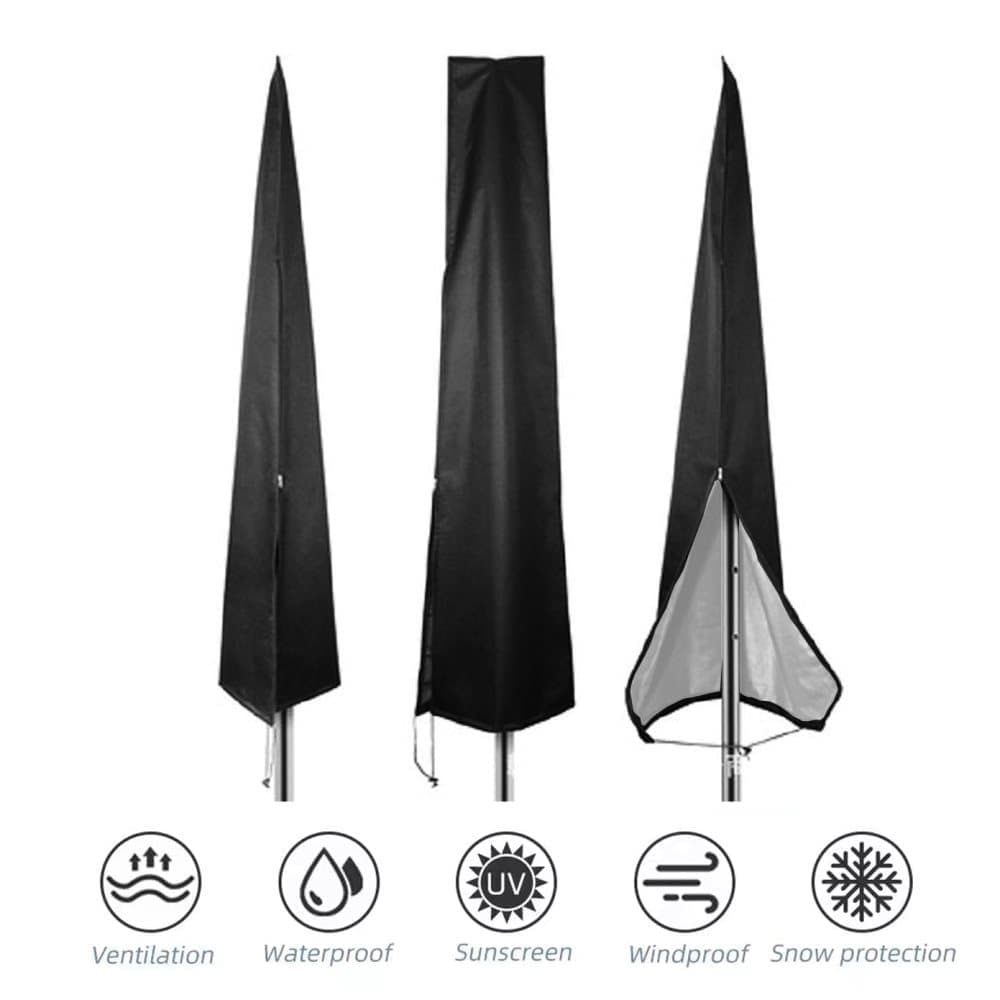 Waterproof Dustproof UV-Protected Parasol Cover, 240x57x57cm V1188-MS-325-1918