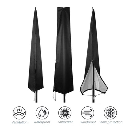 Waterproof Dustproof UV-Protected Parasol Cover, 240x57x57cm V1188-MS-325-1918