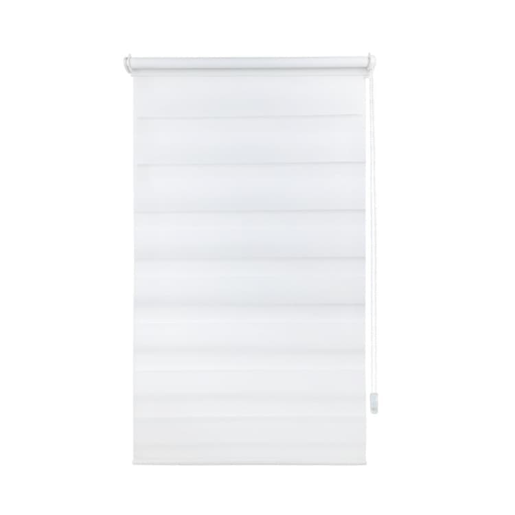1 PC Zebra Blackout Roller Blind Sun Protection No Drill, 50x150CM, White V1188-MS-325-1925