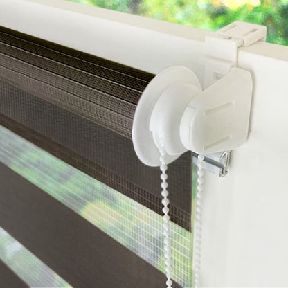 1 PC Zebra Blackout Roller Blind Sun Protection No Drill, 50x150CM, Gray V1188-MS-325-1926