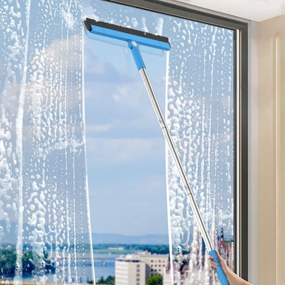 95 cm Water Scraper with Telescopic Handle, Rotatable for Wet and Dry Use, Compatible with Floors, Tiles, V1188-MS-325-1928