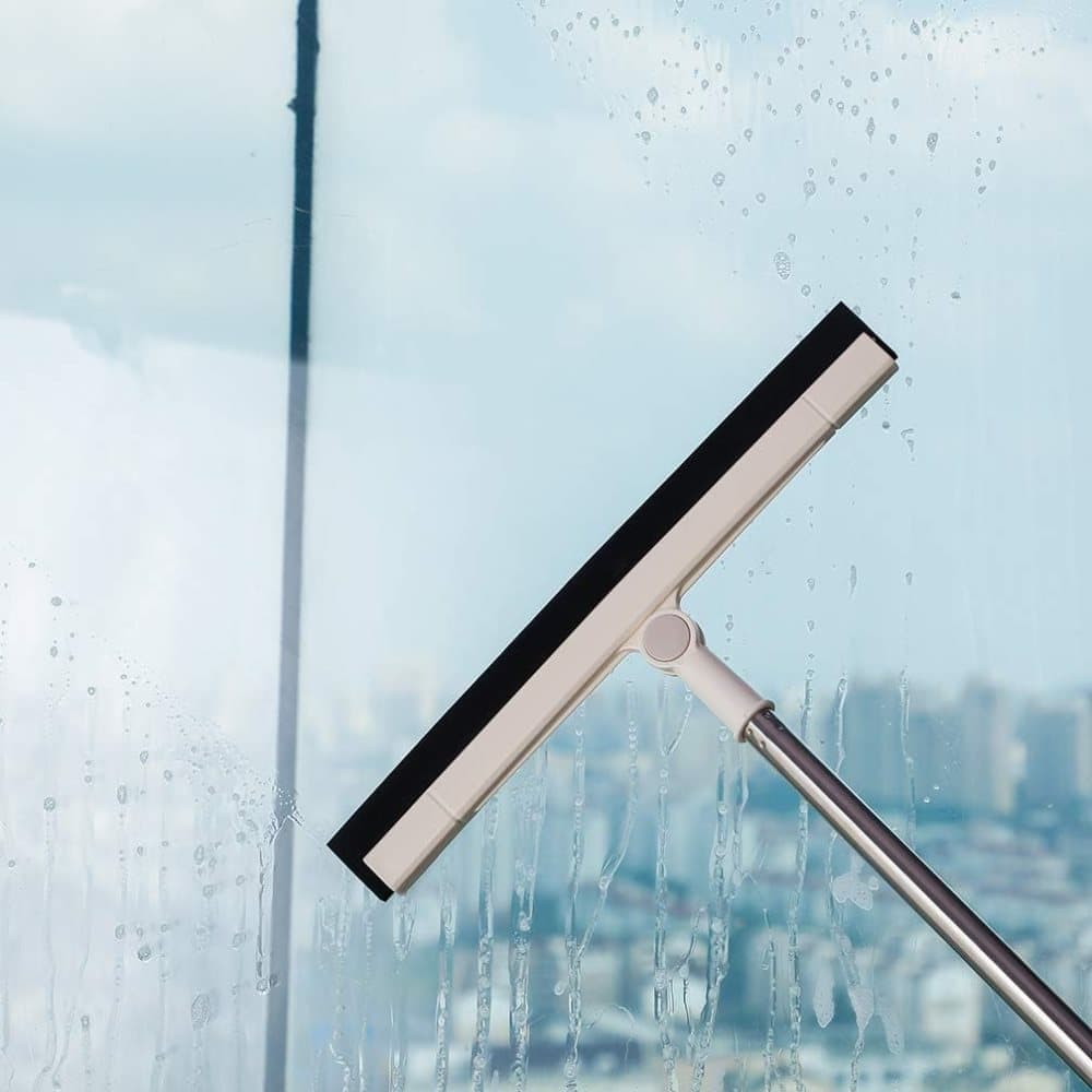 95 cm Floor Scraper with Telescopic Handle, Rotatable for Wet and Dry Use, Compatible with Floors Tiles V1188-MS-325-1929
