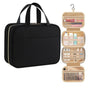 Waterproof Makeup Bag with Hanging Hook, Lightweight Toiletry Bag for Bathroom and Travel, Black V1188-MS-325-1932