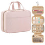 Waterproof Makeup Bag with Hanging Hook, Lightweight Toiletry Bag for Bathroom and Travel, Pink V1188-MS-325-1933