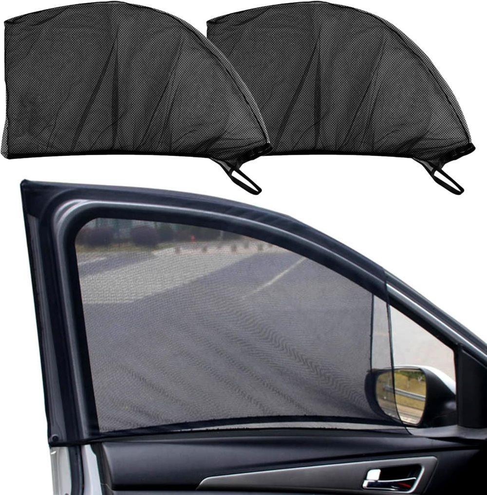 2-Pack Car Sunshade Mosquito Net, Compatible with Most Cars, Attached Over Door V1188-MS-325-1937
