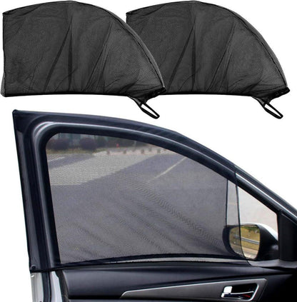 2-Pack Car Sunshade Mosquito Net, Compatible with Most Cars, Attached Over Door V1188-MS-325-1937