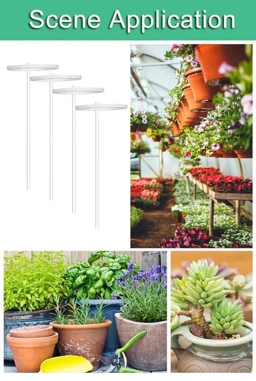 2 pcs USB LED Grow Light 4000K Full Spectrum Plant Lighting with Timer Adjustable, Pink V1188-MS-325-1944