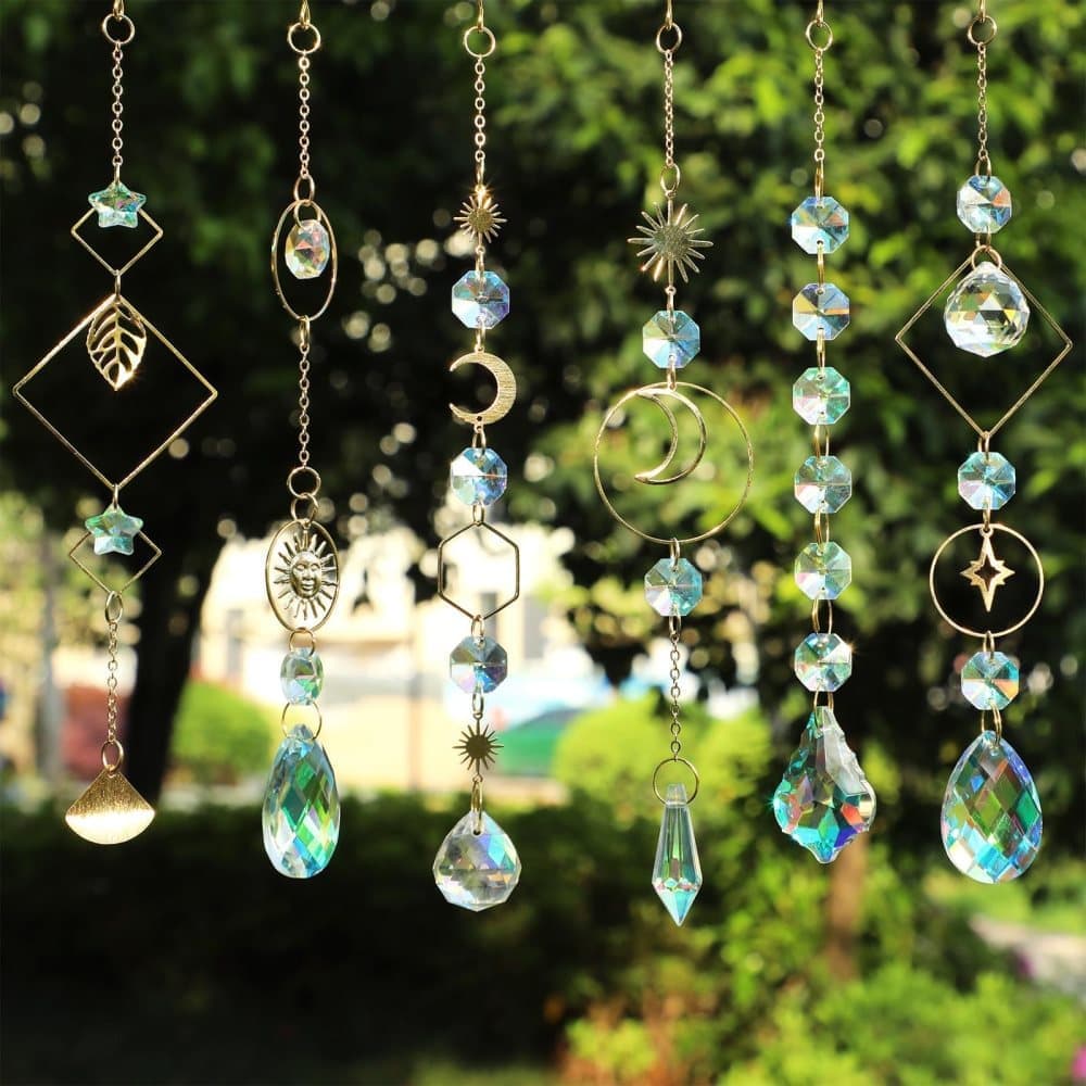 400 DIY Wind Chimes & Dream Catchers, Suncatcher Crystal Crafts for Window and Garden Decor, 400 pieces V1188-MS-325-1947