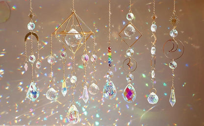 400 DIY Wind Chimes & Dream Catchers, Suncatcher Crystal Crafts for Window and Garden Decor, 400 pieces V1188-MS-325-1947