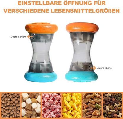 1 Pack Interactive Dog Toy Rolling Food Dispenser for Intelligence Training V1188-MS-325-1960