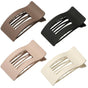 4-Pack Multicolored Hair Clips, Ergonomic Curved Flat Clips for Thin and Thick Hair with Strong Grip, V1188-MS-325-1962