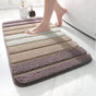Non-slip bath mat extra soft water-absorbent machine washable, 40x60 cm, beige V1188-MS-325-1974