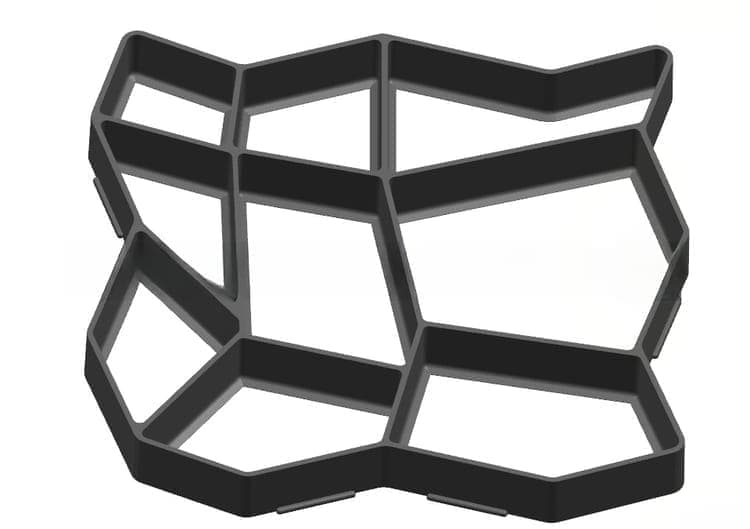 36 Paving Molds for Garden Tiles and Stones, 36x36x3.6cm V1188-MS-325-1976