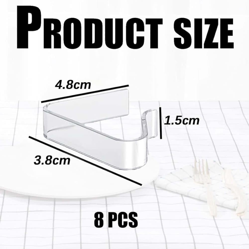 12pcs plastic tablecloth clips for thick tables, garden table camping picnic, compatible with most brands, V1188-MS-325-1985