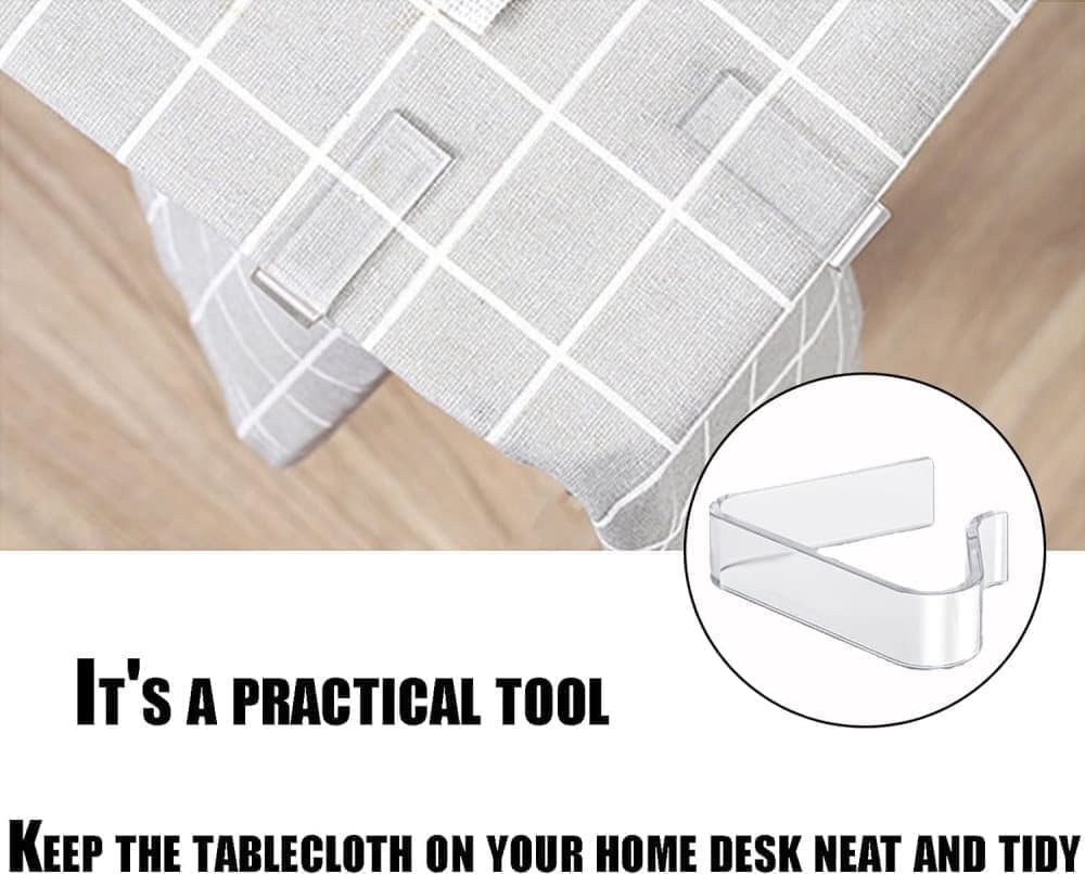 12pcs plastic tablecloth clips for thick tables, garden table camping picnic, compatible with most brands, V1188-MS-325-1985