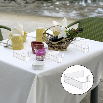 12pcs plastic tablecloth clips for thick tables, garden table camping picnic, compatible with most brands, V1188-MS-325-1985