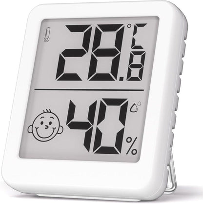 Wireless Thermometer Hygrometer Indoor Outdoor, White Black V1188-MS-325-1995