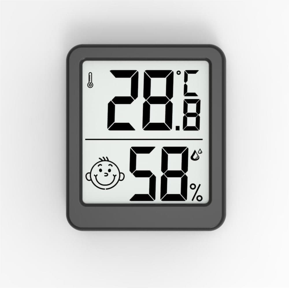 Wireless Thermometer Hygrometer Indoor Outdoor, Black V1188-MS-325-1996