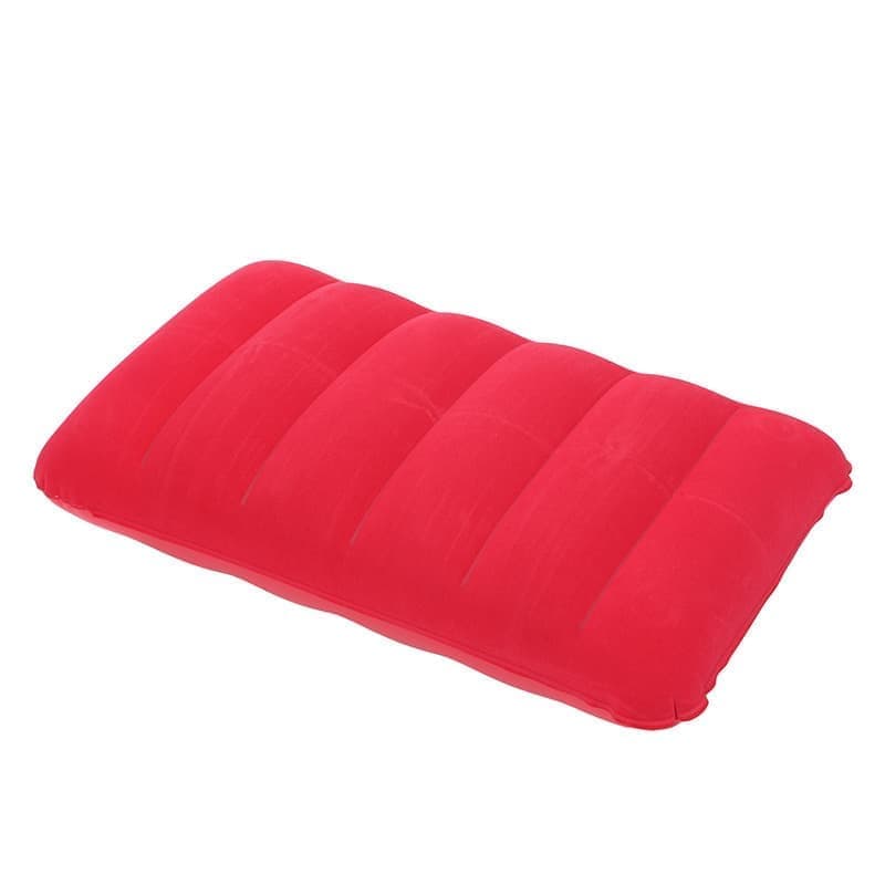 Inflatable Pillow for Camping Lightweight Compact Travel Outdoor Activities, 47x30cm, Red V1188-MS-325-2014