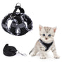 Adjustable Pet Harness with Reflector for Cat and Dog, Soft Comfortable Vest Design Anti-Escape Function with V1188-MS-325-2043