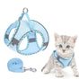 Adjustable Pet Harness with Reflector and Leash for Cat and Dog, Soft Comfortable Vest Design Anti-Escape, V1188-MS-325-2061