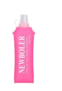 150ml 250ml 500ml Foldable Water Bottle BPA-Free Soft Bottle for Marathons Camping Hiking, 500ML, Dark Pink V1188-MS-325-2065