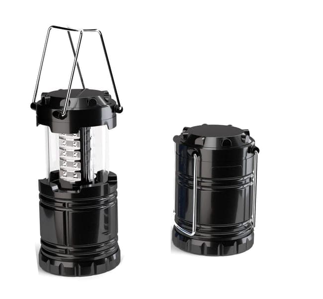 30 LED Camping Lantern, Waterproof Foldable Tent Light with Battery Power V1188-MS-325-2087