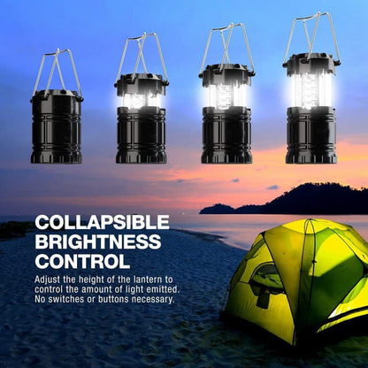 30 LED Camping Lantern, Waterproof Foldable Tent Light with Battery Power V1188-MS-325-2087