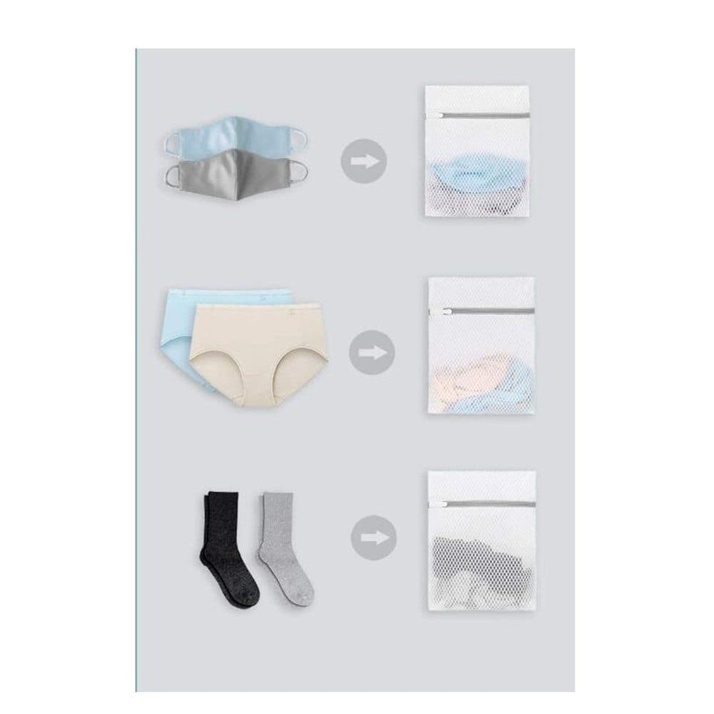 3-pack Laundry Bag for Washing Machine and Dryer, Small, Compatible with Travel Laundry Net V1188-MS-325-2089