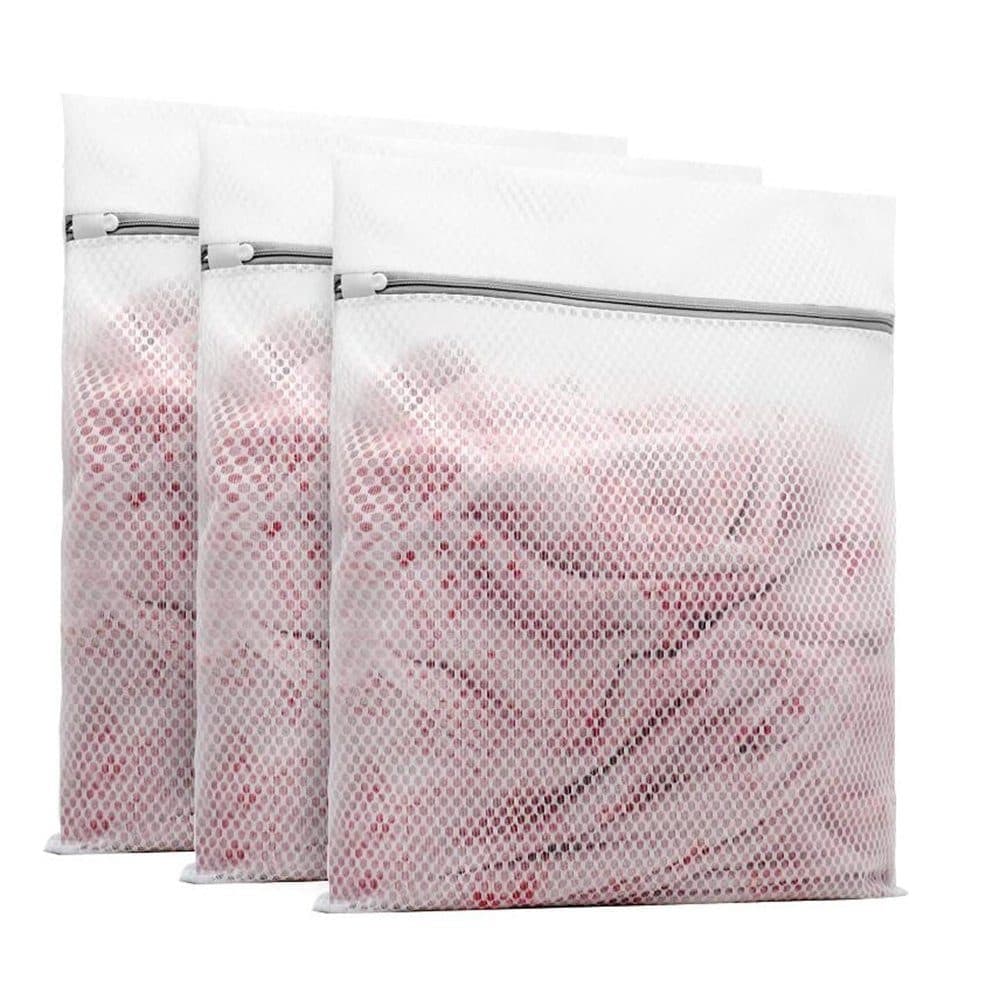 3-Pack Laundry Bag for Washing Machine and Dryer, Travel Storage Net, Medium V1188-MS-325-2090