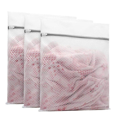 3-Pack Laundry Bag for Washing Machine and Dryer, Travel Storage Net, Medium V1188-MS-325-2090