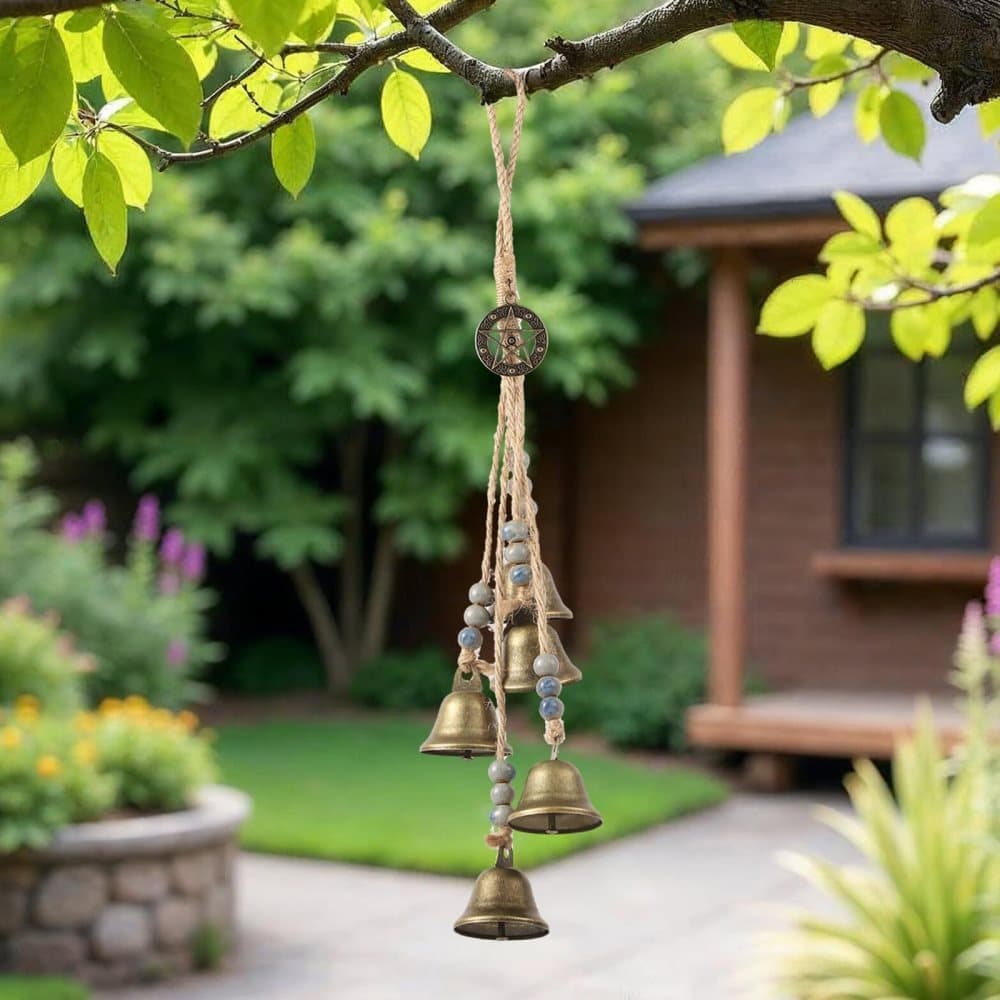 Outdoor Metal Wind Chime with Pleasant Sound, Easy Hanging Decorative Home Pendant V1188-MS-325-2092