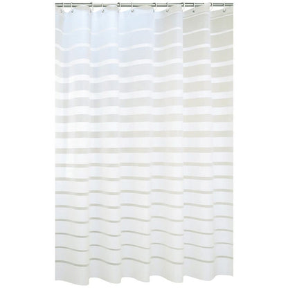 Waterproof PEVA Shower Curtain with Hooks, Mildew Resistant Bathroom Curtain, 200x180cm V1188-MS-325-2096