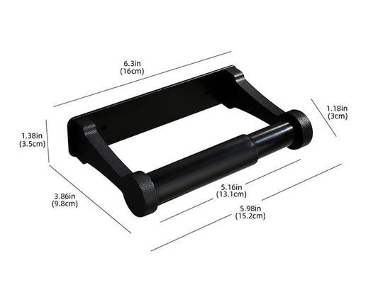 Self-Adhesive Paper Towel Holder for Kitchen and Bathroom, 16x9.8cm, Black V1188-MS-325-2103