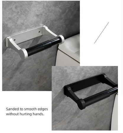 Self-Adhesive Paper Towel Holder for Kitchen and Bathroom, 16x9.8cm, Black V1188-MS-325-2103