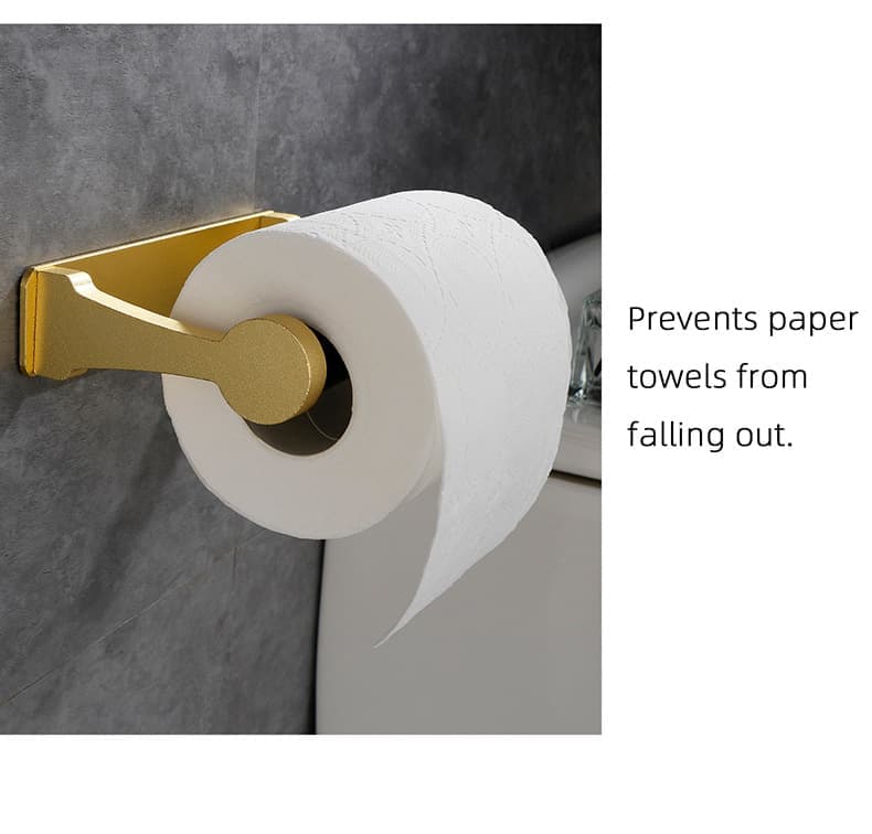 Self-Adhesive Paper Towel Holder for Kitchen and Bathroom, 16x9.8cm, Black V1188-MS-325-2103