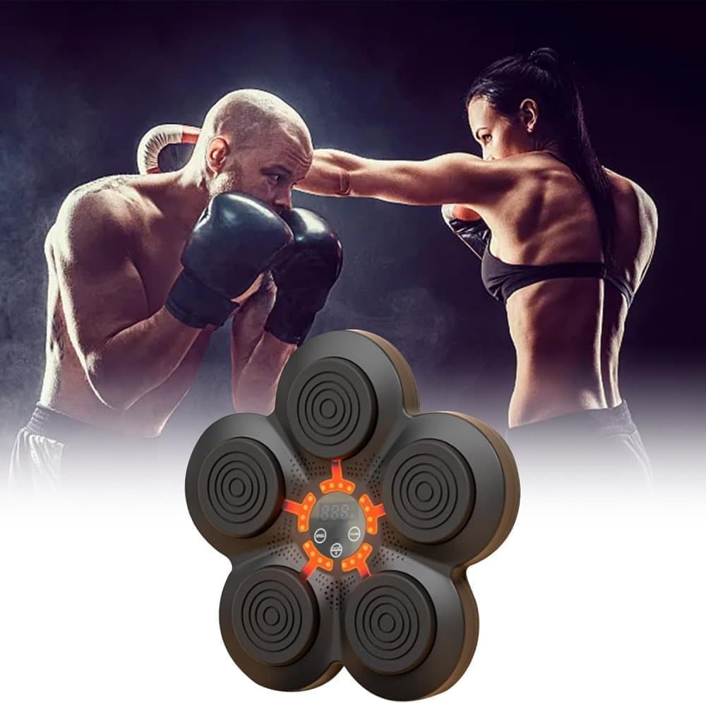 Smart Electric Boxing Trainer with Speaker, Black, Compatible with Smart Music Boxing Machine(Adults) V1188-MS-325-3205