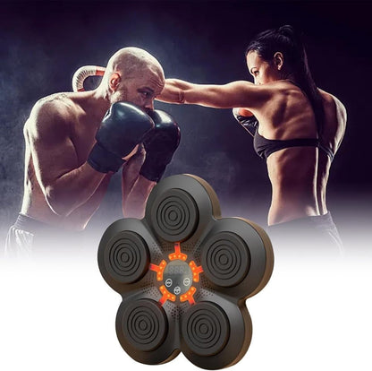 Smart Electric Boxing Trainer with Speaker, Black, Compatible with Smart Music Boxing Machine(Adults) V1188-MS-325-3205