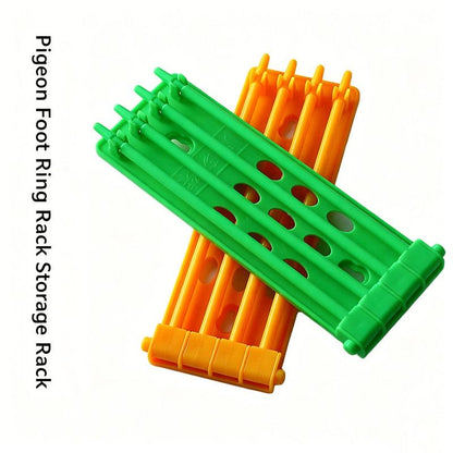 Pigeon Leg Ring Holder (Plastic) Size: 70*195mm Color: Yellow for Pigeons (2pc) V1188-MS-424-0001