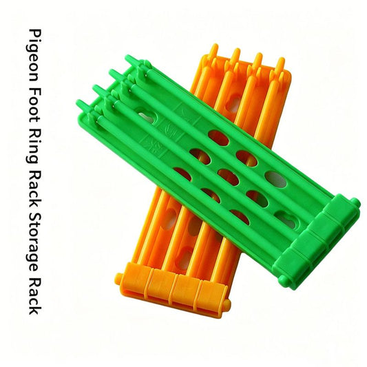 Pigeon Leg Ring Holder (Plastic) Size: 70*195mm Color: Yellow for Pigeons (2pc) V1188-MS-424-0001