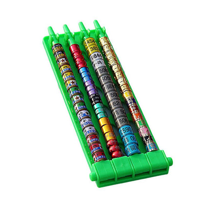Pigeon Leg Ring Holder (Plastic) Size: 70*195mm Color: Yellow for Pigeons (2pc) V1188-MS-424-0001