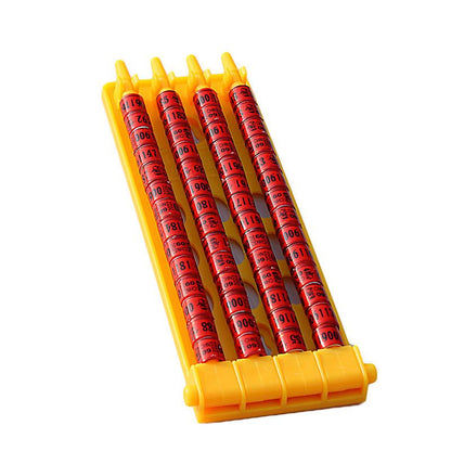 Pigeon Leg Ring Holder (Plastic) Size: 70*195mm Color: Yellow for Pigeons (2pc) V1188-MS-424-0001