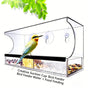 Automatic Transparent Bird Feeder (Acrylic) Size: 300*100*130mm Color: Transparent for Birds Balcony Mount V1188-MS-424-0002