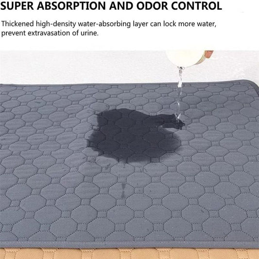 Waterproof Non-slip Washable & Reusable Guinea Pig Mat (Fabric) Size: 600mm*1200mm Color: Grey for V1188-MS-424-0006