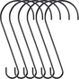 Hanging Multi-functional S Hook (Metal) Size: 305mm Color: Black for Birds (1pc) V1188-MS-424-0010