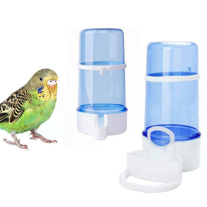 Automatic Water Dispenser (Plastic) 220ML Capacity Size: 130*85mm Color: Green/Transparent for Parrots (1pc) V1188-MS-424-0015