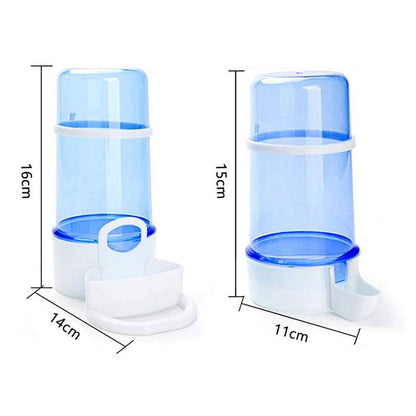 Automatic Water Dispenser (Plastic) 220ML Capacity Size: 130*85mm Color: Green/Transparent for Parrots (1pc) V1188-MS-424-0015