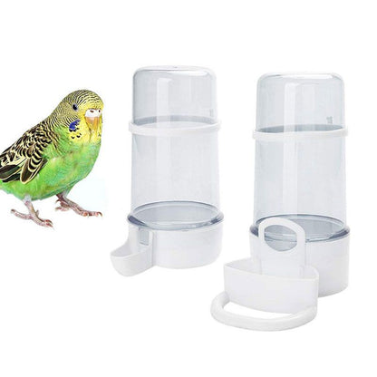 Automatic Water Dispenser (Plastic) 220ML Capacity Size: 130*85mm Color: Green/Transparent for Parrots (1pc) V1188-MS-424-0015